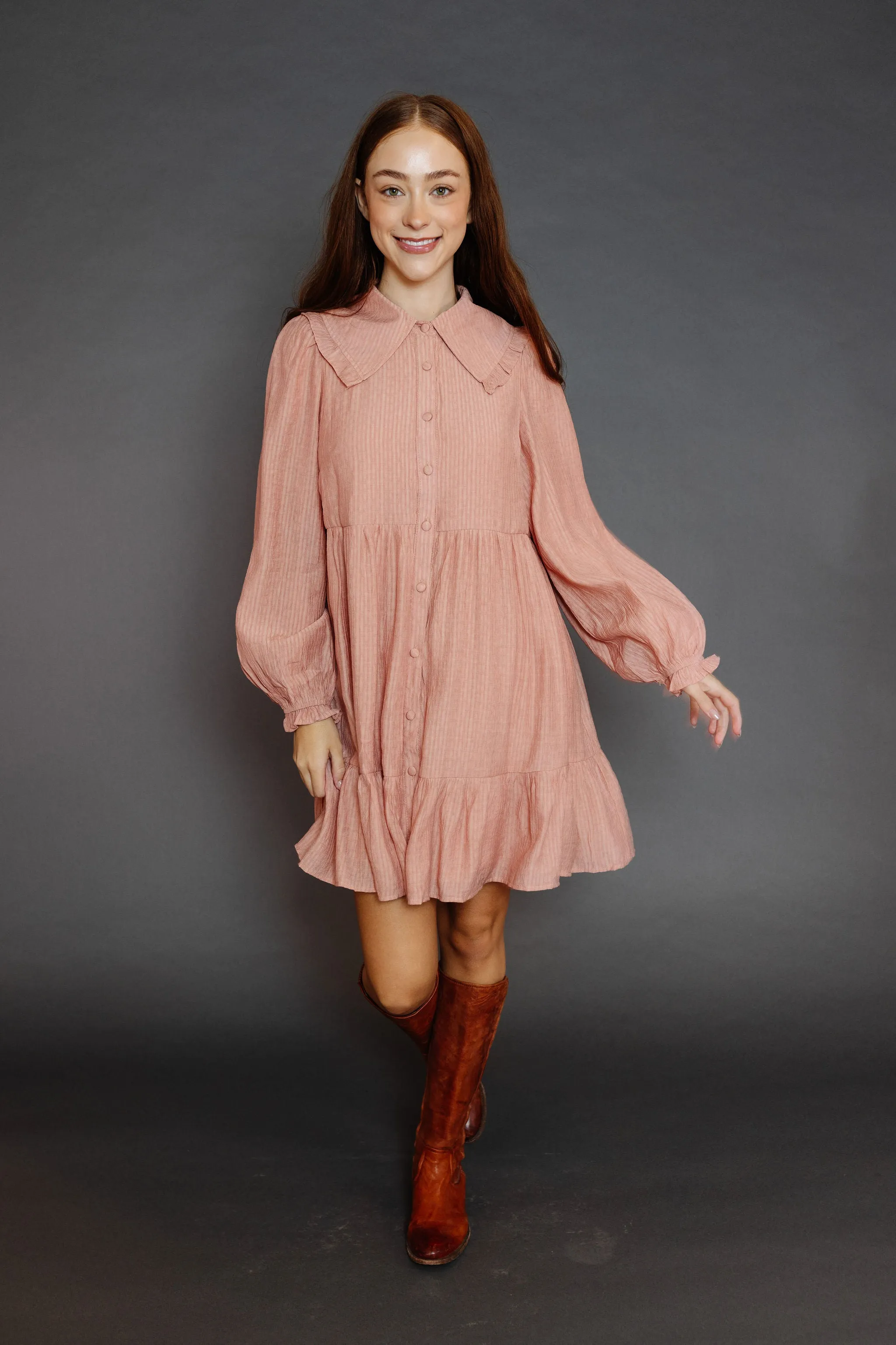 Bryleigh Dress in Clay