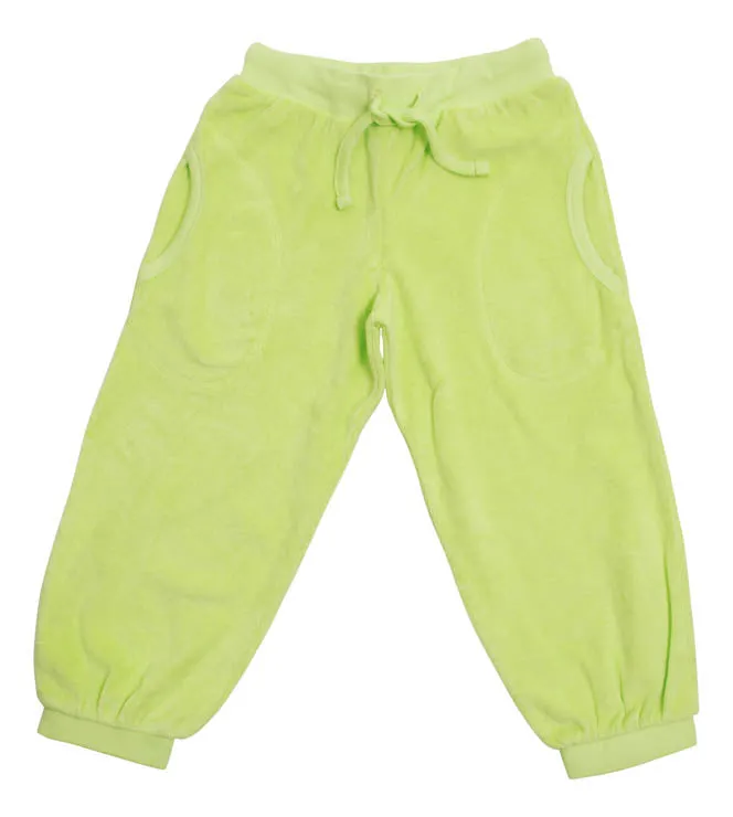 DUNS Terry Trousers/ Baggy Pants - Sharp Green