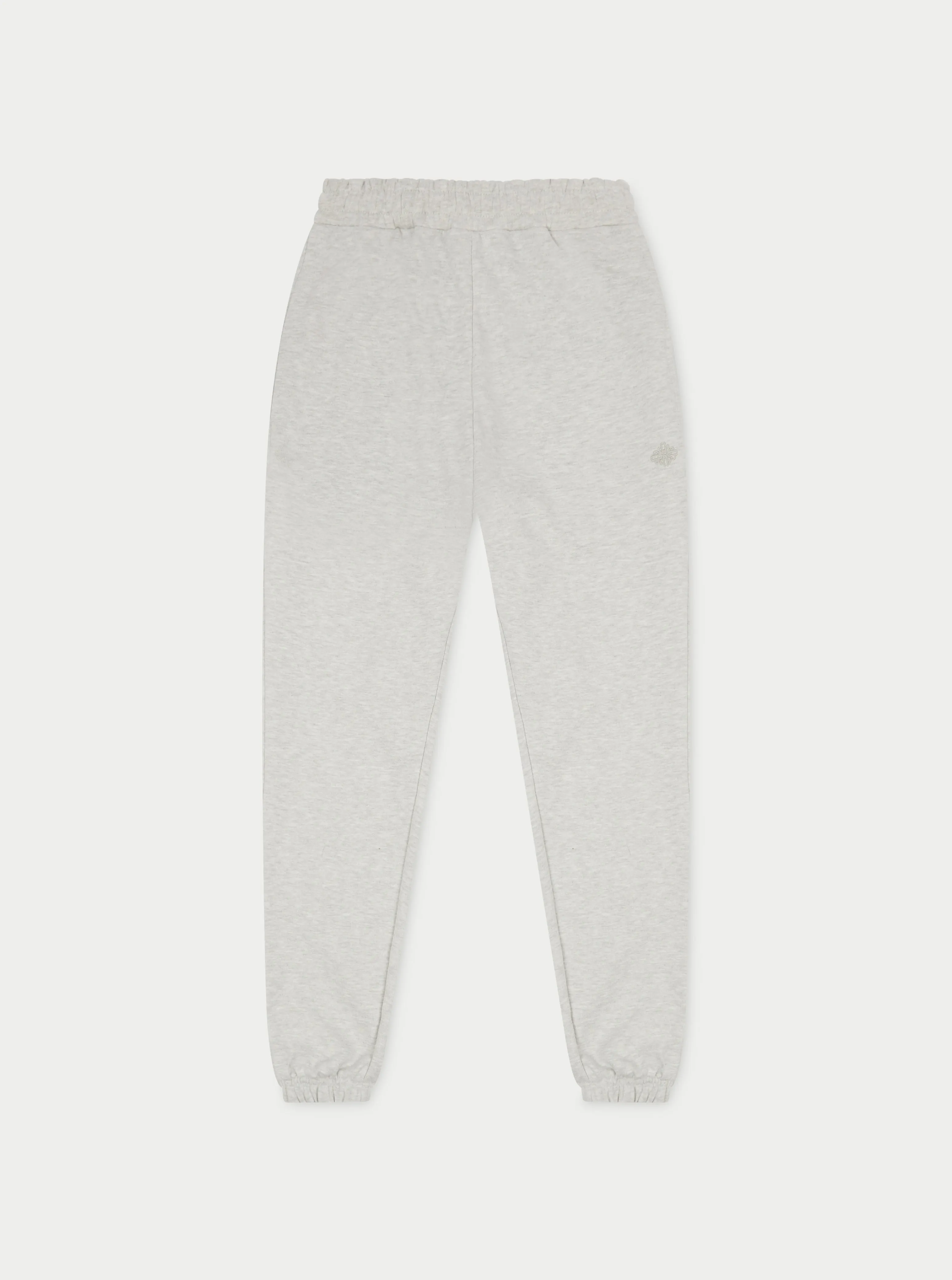 EMBLEM RELAXED JOGGERS - GREY MARL