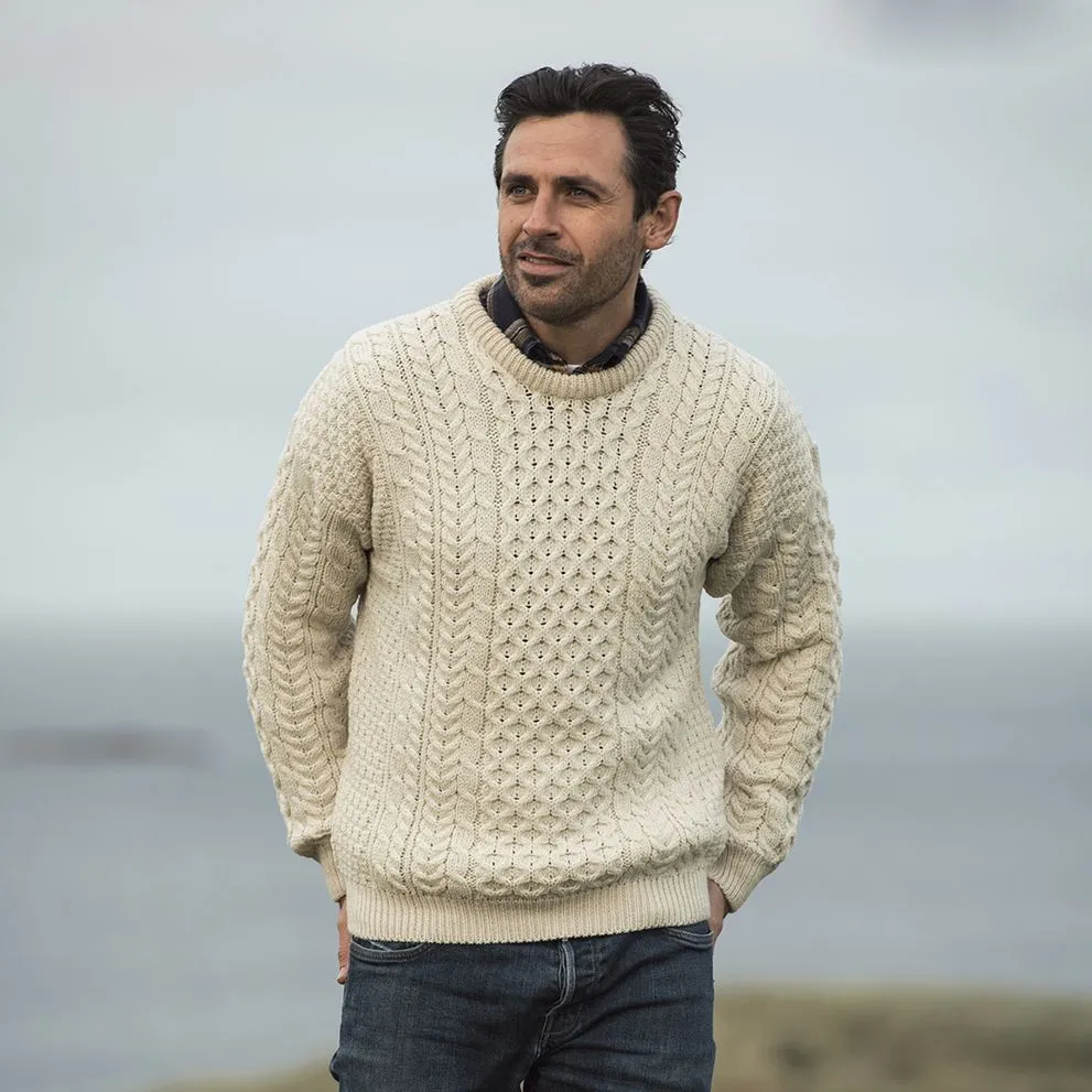 Heavyweight Traditional Aran Sweater