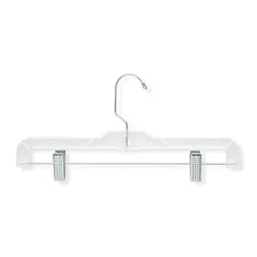 Honey-Can-Do HNG-02016 Skirt and Pant Hangers, Clear, 48-Pack