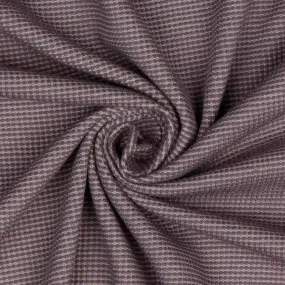 Knitted Cotton Waffle Fabric in Mauve