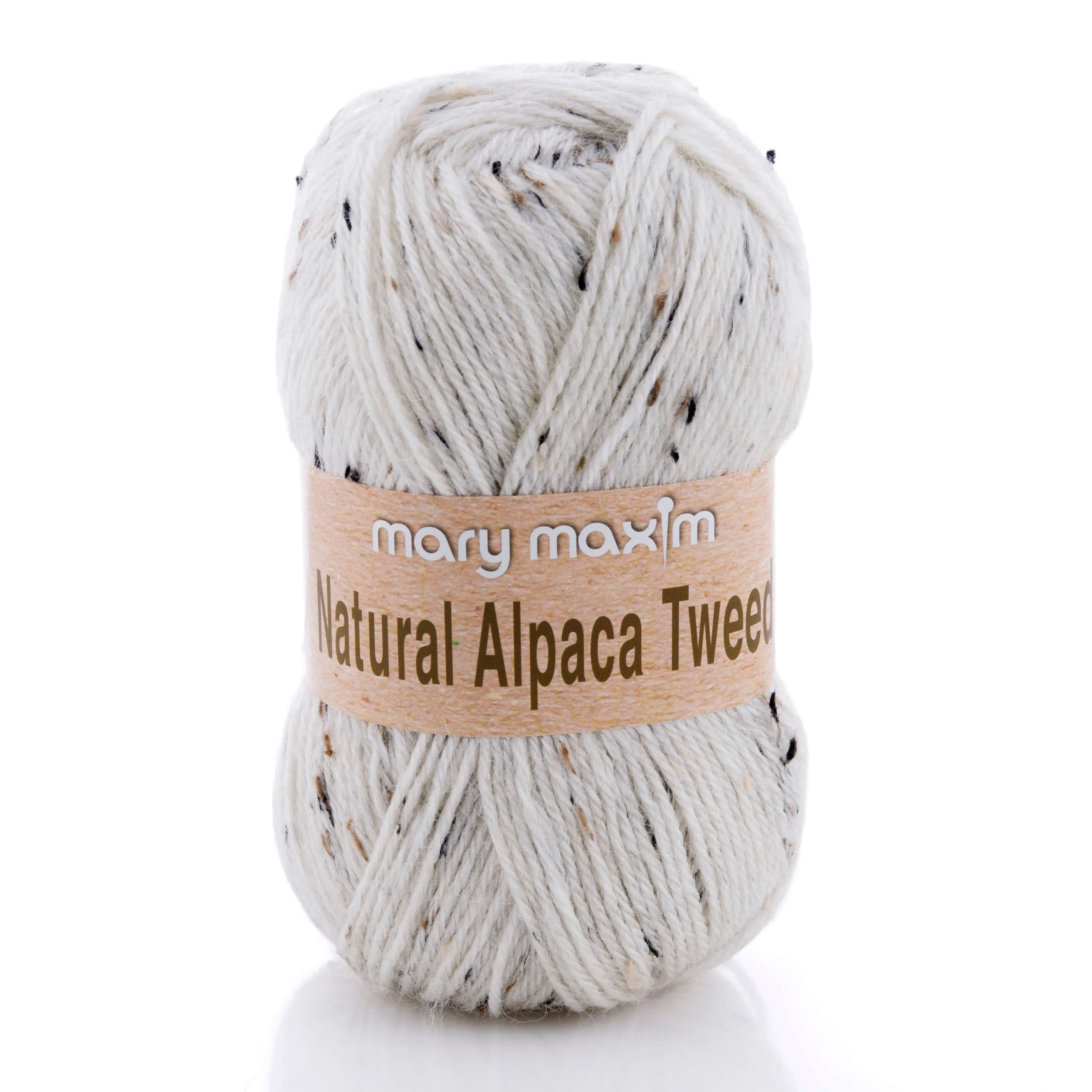 Mary Maxim Natural Alpaca Tweed