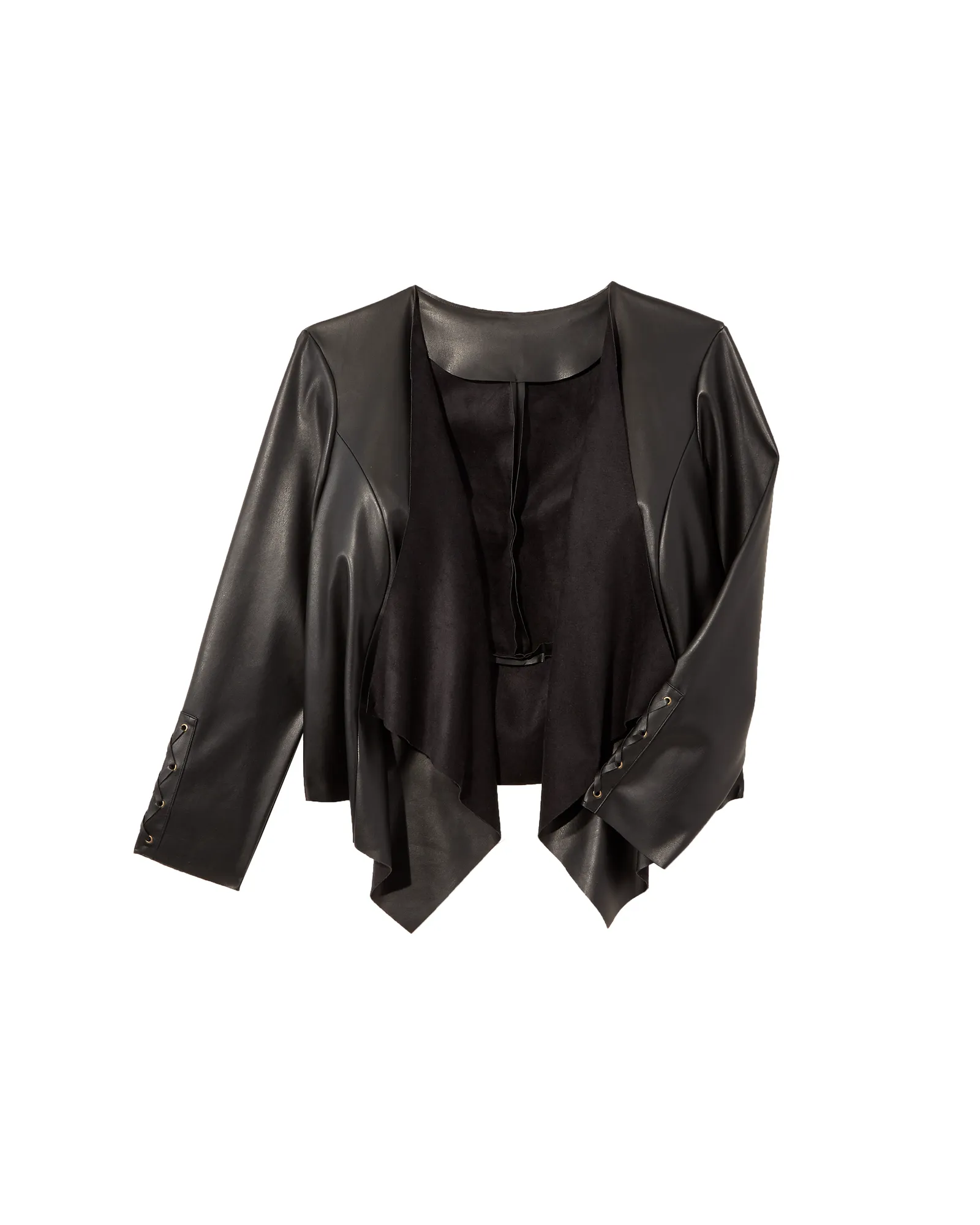 Mulberry Faux Leather Jacket | Black