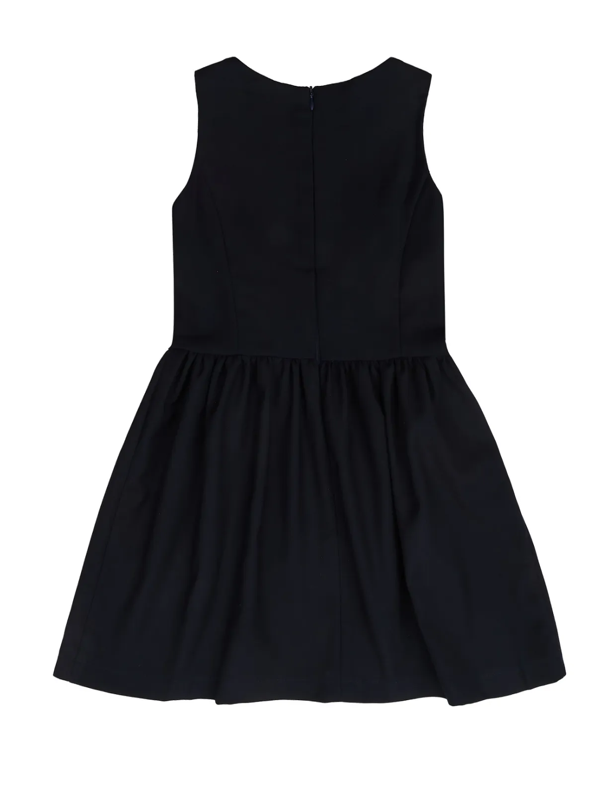 Navy Tulip Hem Girls Uniform Dress by Kids Couture