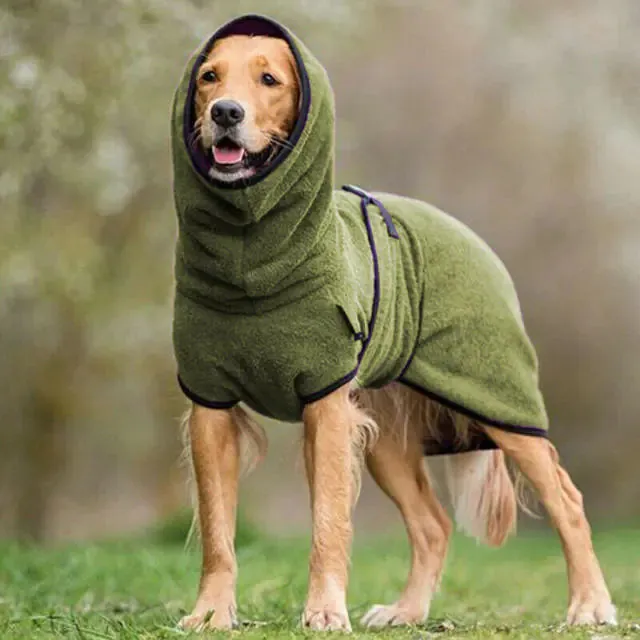 New Fleece High Collar Big Dog Sweater