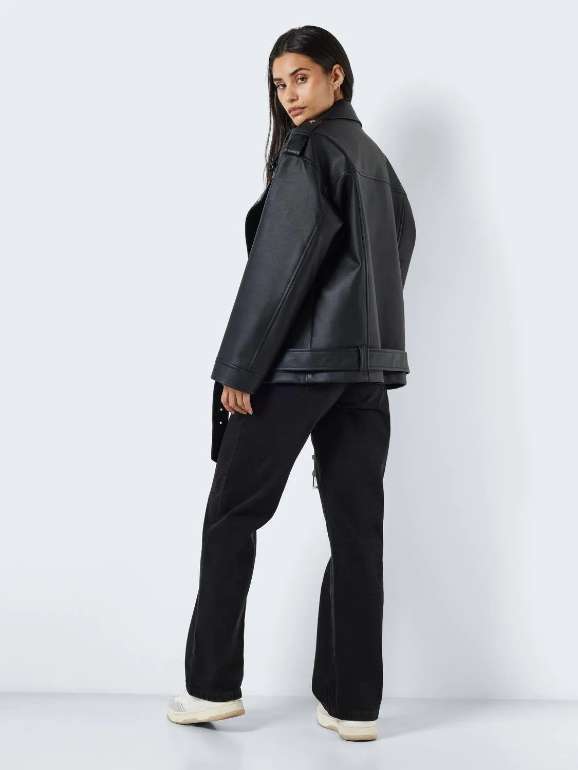 Paulina Oversized Biker Jacket