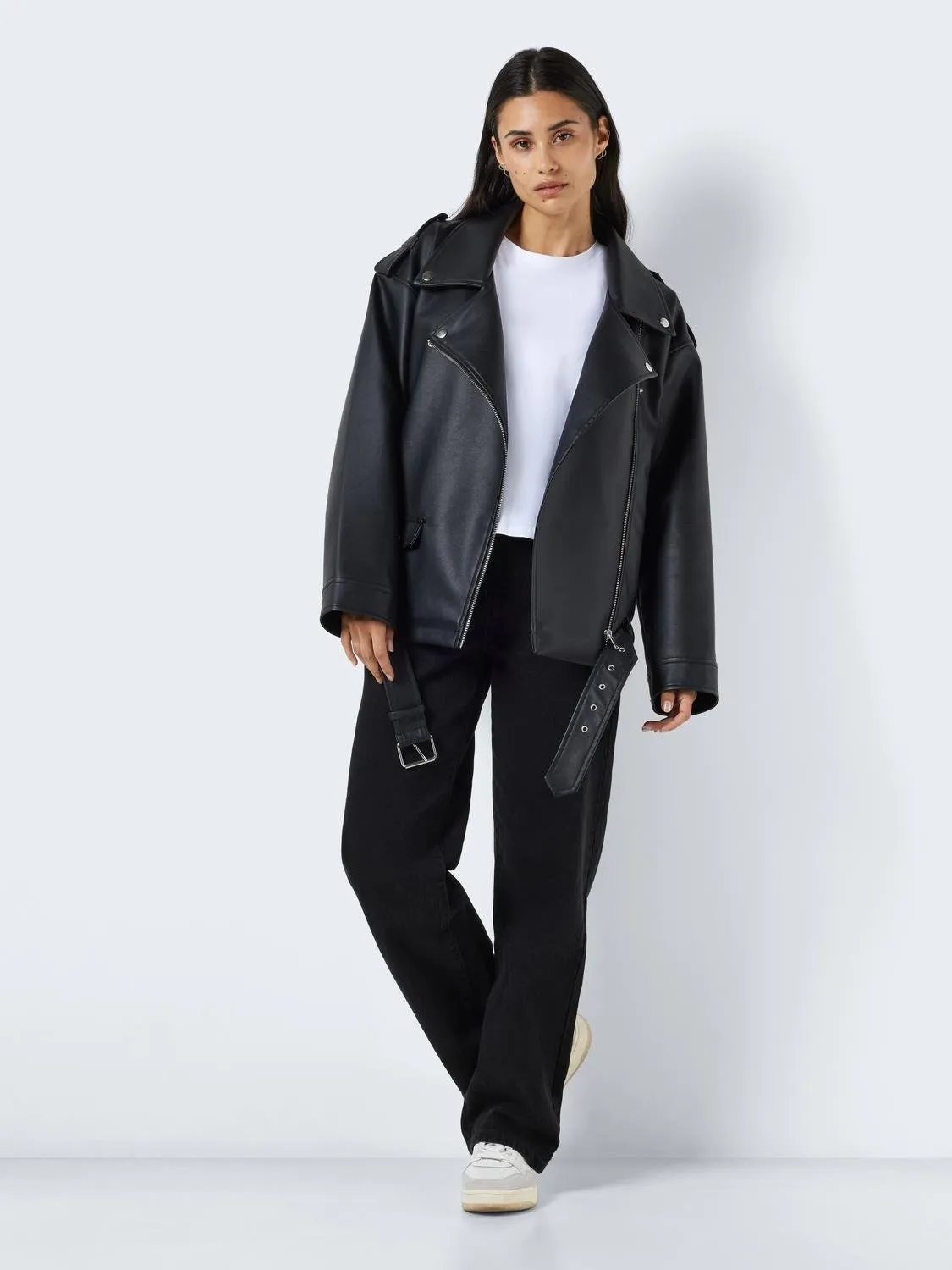 Paulina Oversized Biker Jacket