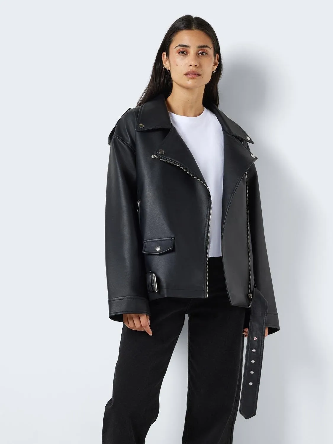 Paulina Oversized Biker Jacket