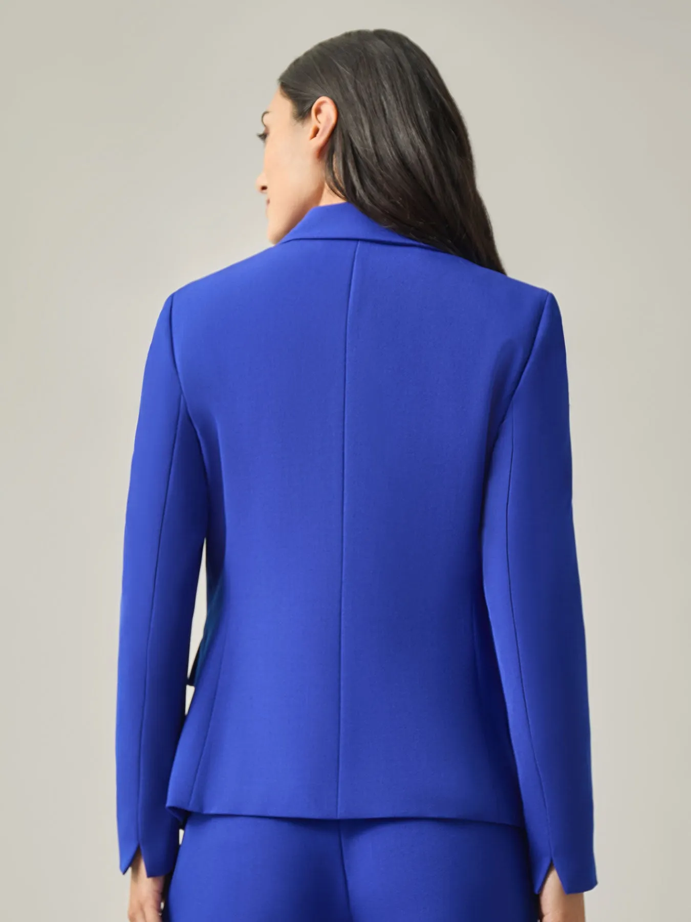 Plus Two-Button Jacket, Iconic Stretch Crepe