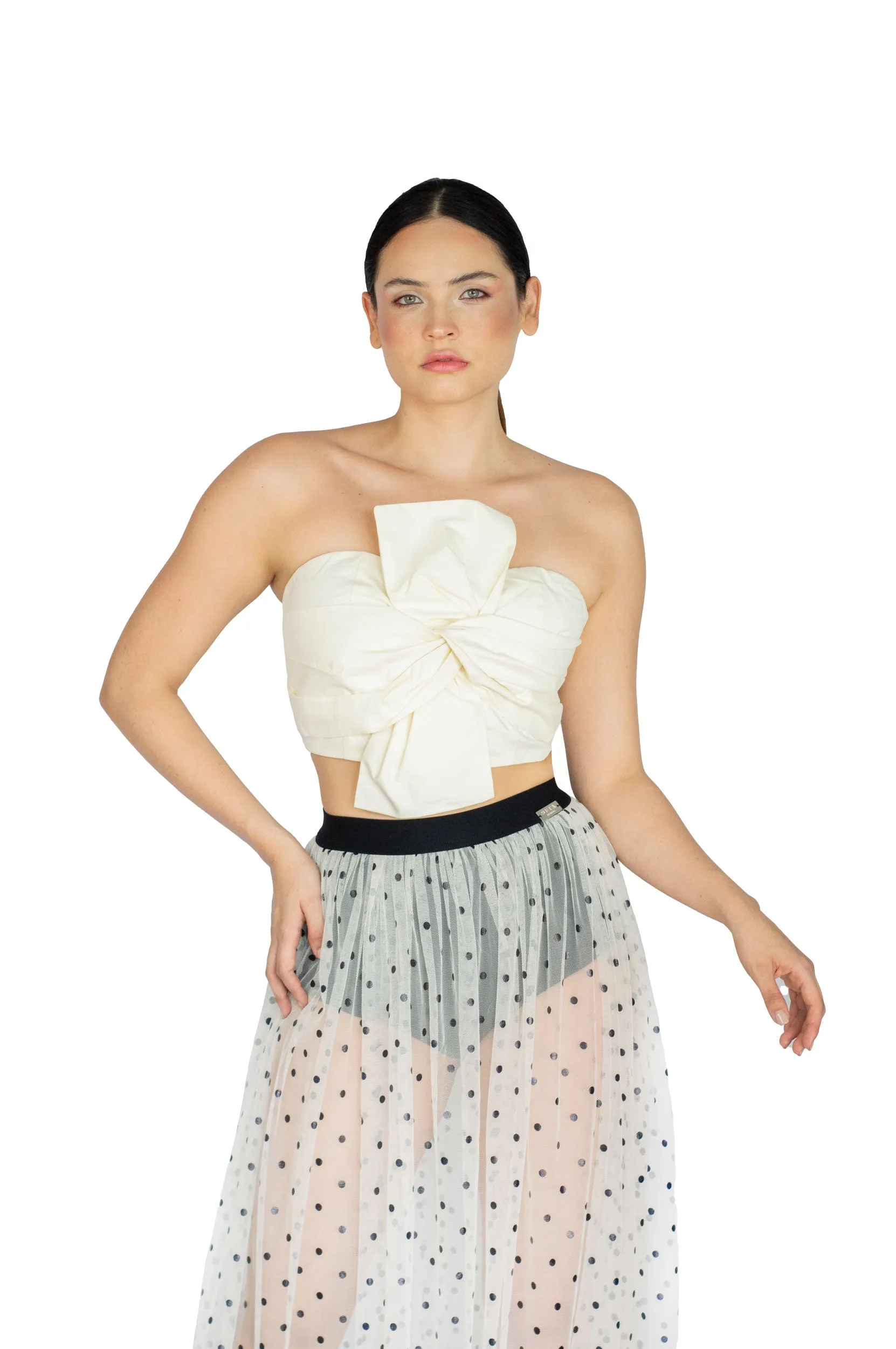 POLKA TULLY SKIRT