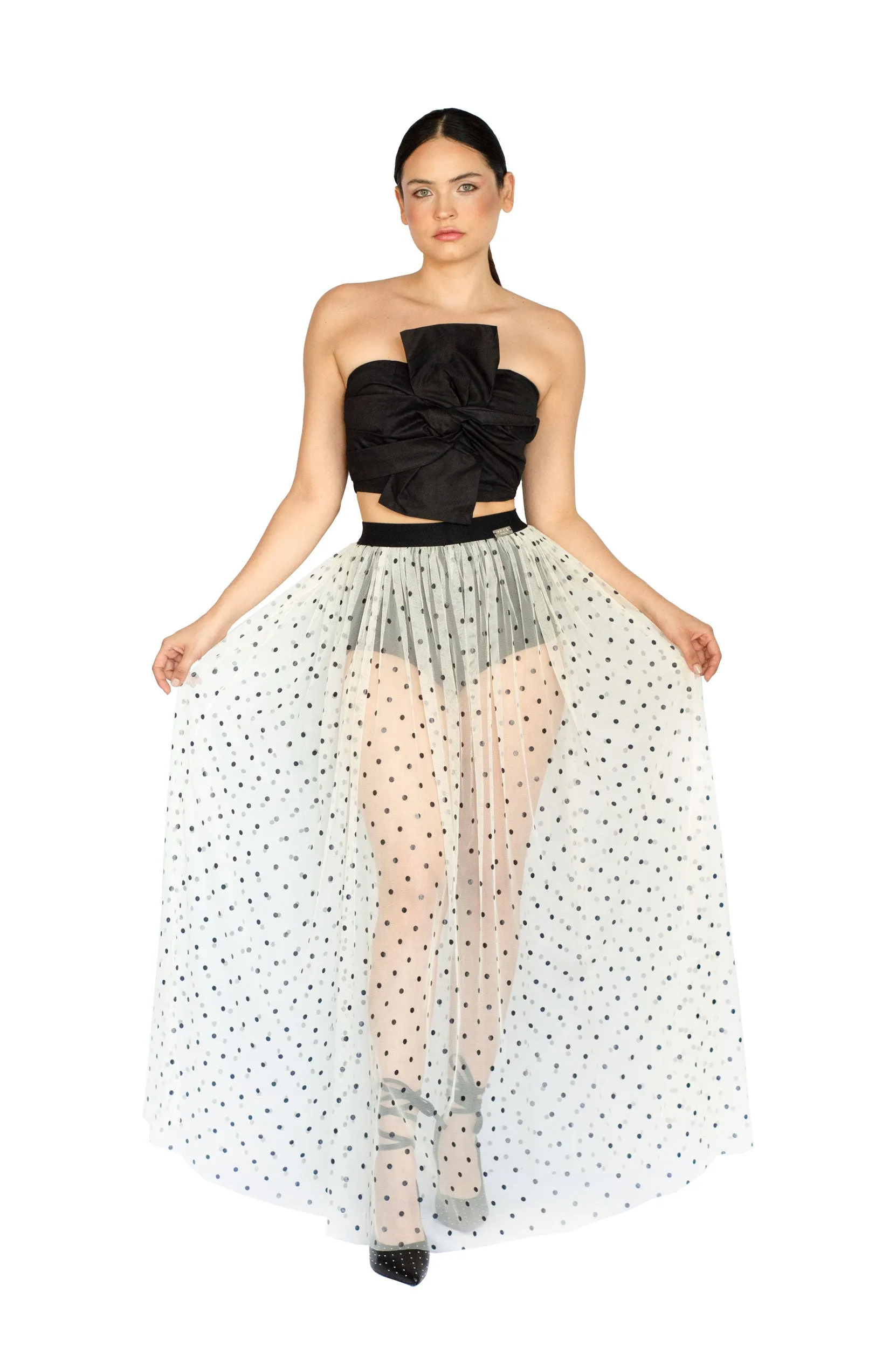 POLKA TULLY SKIRT