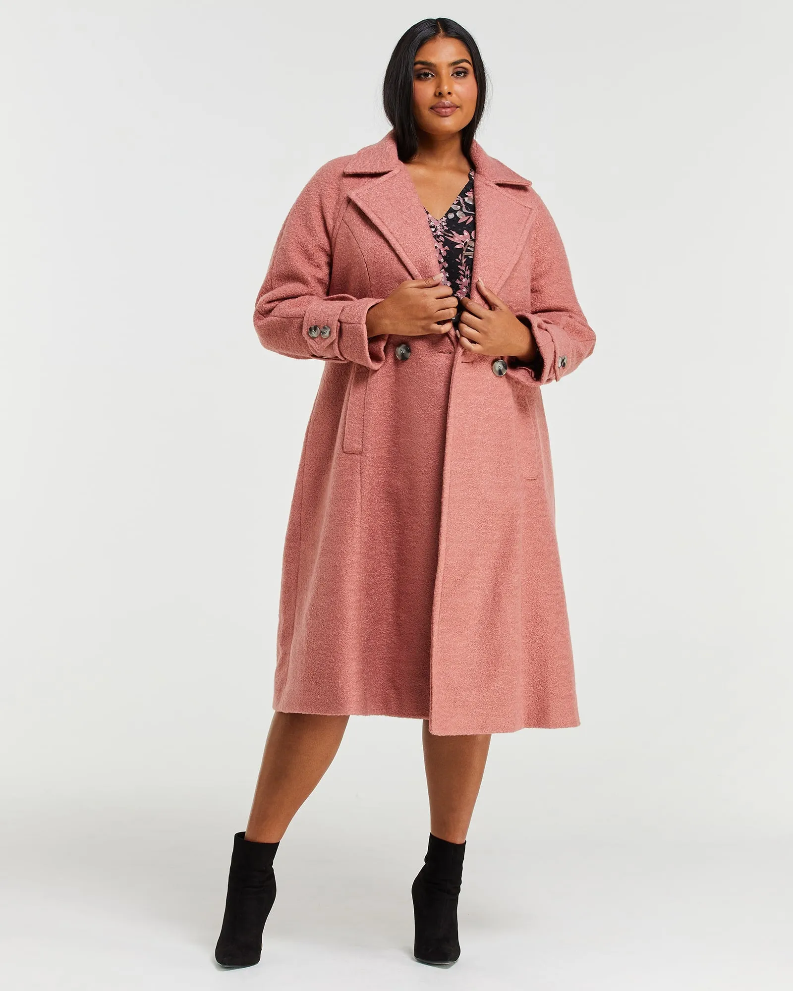 Porto Coat | Musk Pink