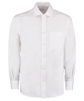 Premium non-iron corporate shirt long-sleeved (classic fit) | White