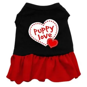 Puppy Love Dresses Black with Red Lg (14)