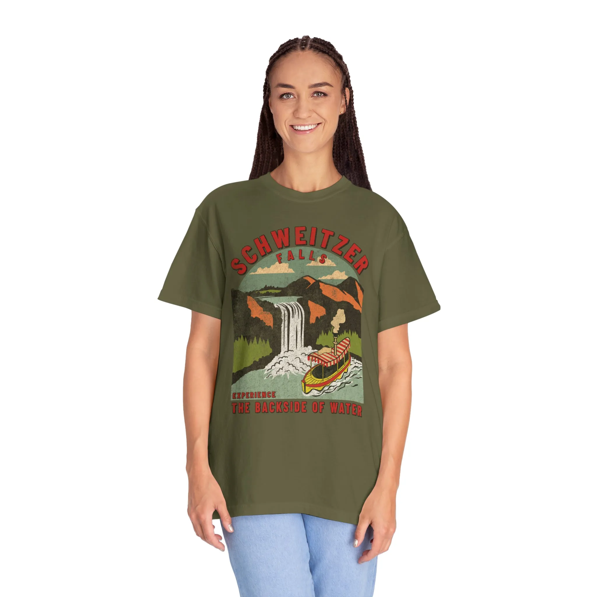 Schweitzer Falls Comfort Colors Tee