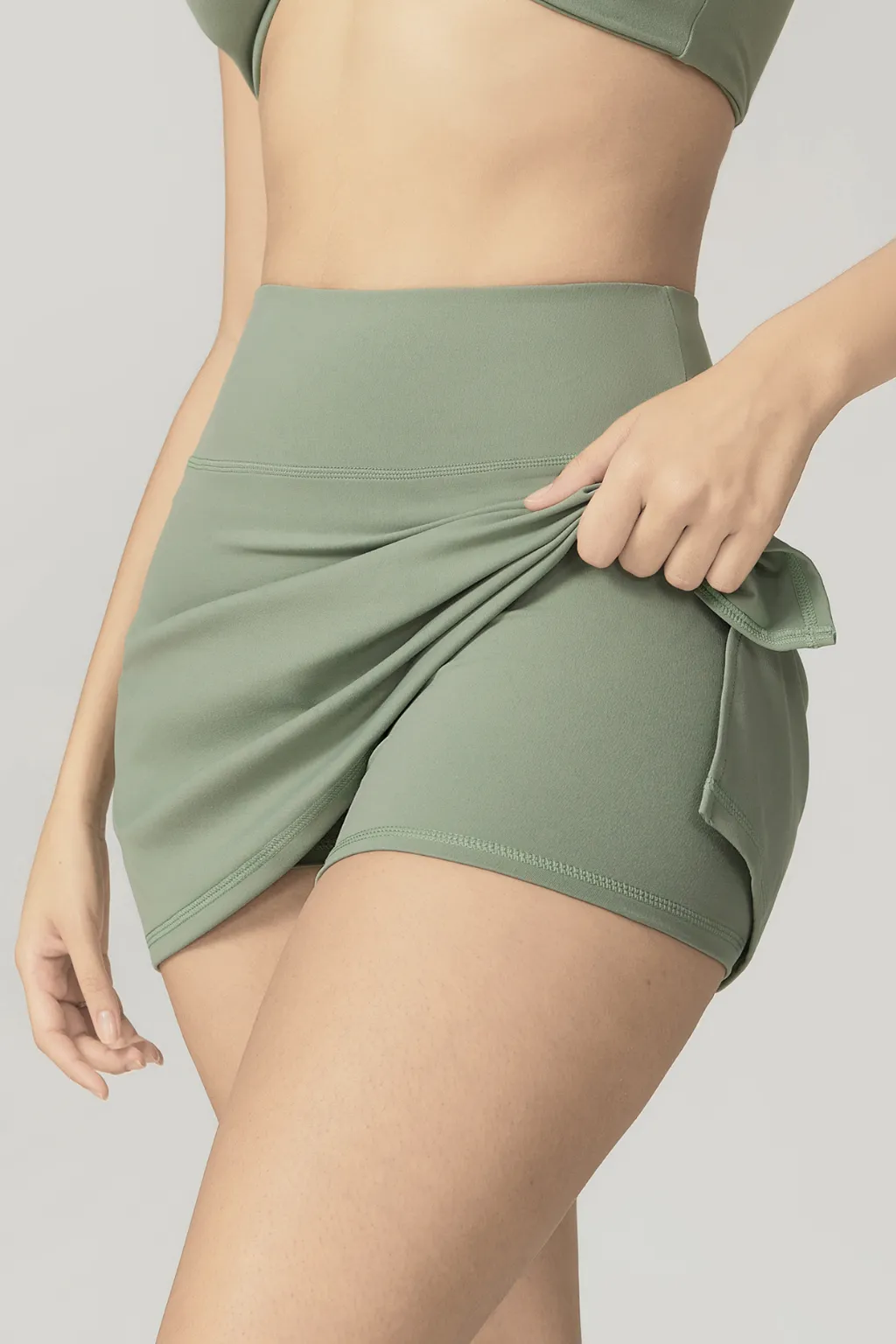 Seamless High Waist Sports Skirt