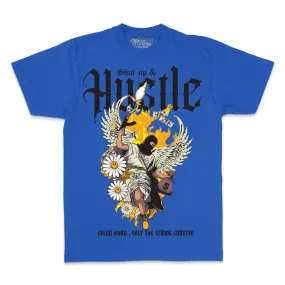 Shut Up & Hustle - Royal Blue T-Shirt