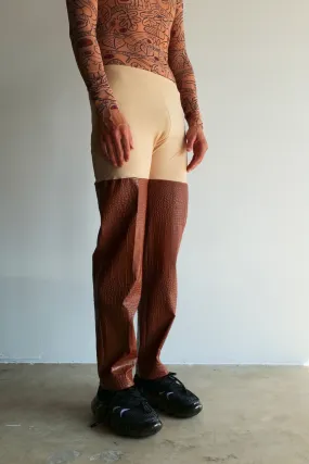 Walter Van Beirendonck Extra Sharp Pants Brown FW23